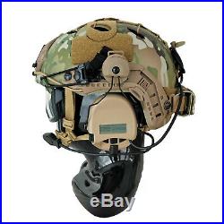 Custom Fast Tactical Bump Helmet Electronic Earmuffs Ansi Goggles More Electronic Ear Muffs