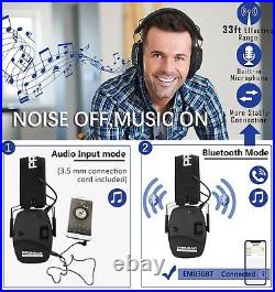 030 Upgraded Bluetooth Electronic Shooting Hearing Protection Muffs with GEP0