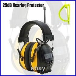 25dB Radio Hearing Protector AM FM Earmuffs Electronic Ears Protection Quality