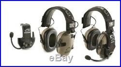 2 Pack HQ ISSUE Walker's Razor Electronic Ear Muffs With Walkie Talkie PPT Pack
