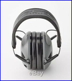 3M Earmuff Electronic Safety Hearing Protection Plastic Gray Black (Case of 4)
