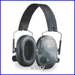 3M MT15H67FB-01 Electronic Ear Muff, 19dB, Over-the-H, Gra