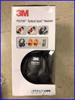 3M PELTOR Tactical Sport Electronic Headset MT16H210F-479-SV/New