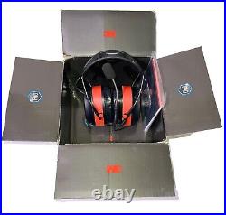 3M Pro-Comms Electronic Hearing Protector, Wireless Earmuffs With Bluetooth RED