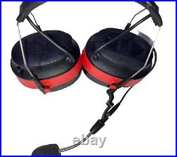 3M Pro-Comms Electronic Hearing Protector, Wireless Earmuffs With Bluetooth RED