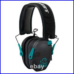3-Pack Slim Electronic Shooting Muffs Teal Noise Reduction Safety Ear Protection
