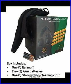 AKT1 Sport Sound Amplification Earmuff, Electronic Hearing Protection for