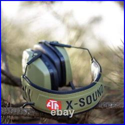 ATN X-Sound Hearing Protector, Electronic Earmuffs withBluetooth, Camo, ACPROTXSND