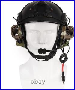 Bifrost Gear NRR 23db Electronic Communications Headset with Helmet Rail Adapters