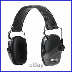 Black Electronic Ear Muffs 22NRR AUX Jack Shooting Hearing Safety Protection MP3