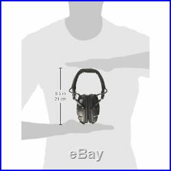 Black Electronic Ear Muffs 22NRR AUX Jack Shooting Hearing Safety Protection MP3