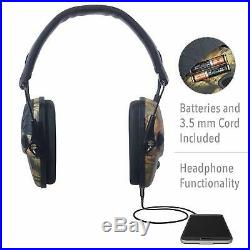 Camo Shooting Ear Muffs Electronic Ear Muffs Noise Reduction Hearing Protection