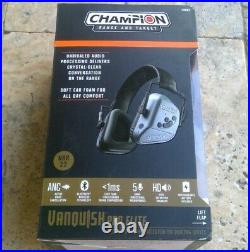 Champion 40982 Vanquish PRO ELITE Electronic Earmuffs Range And Target 22dB