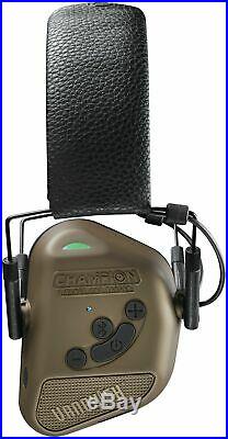 Champion Traps and Targets Headphone Electronic Nanoslim Elite, Olive, 40983