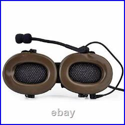 Closed-Ear Electronic Hearing Protection Earmuffs & Communication Headset