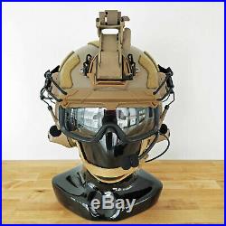 Custom Maritime SF Tactical Bump Helmet + Electronic Earmuffs + ANSI Goggles