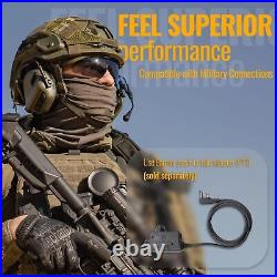 EARMOR M32 PLUS 2024 Version Tactical Headset Hunting & Shooting Earmuffs wit