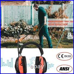 Ear Muffs Hearing Protection Shooting Headset Bluetooth 5.0 Weeding Noise Latest