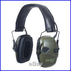 Ear Protection Shooting Impact Sport OD Electric Ear Muffs Lighter Weight Green