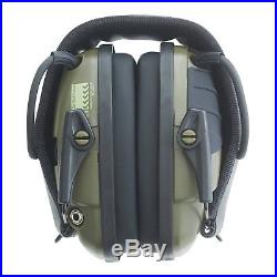 Ear Protection Shooting Impact Sport OD Electric Ear Muffs Lighter Weight Green