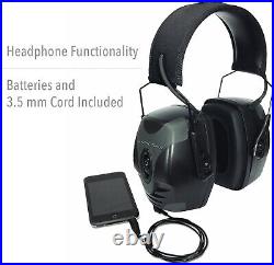 Electronic Earmuffs Amplified Range Communication and Hazardous Noise Blocking