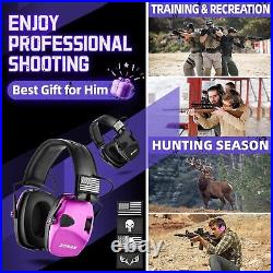 Electronic Shooting Earmuffs Built in Ambient Sound Amplifier, Hearing Protection