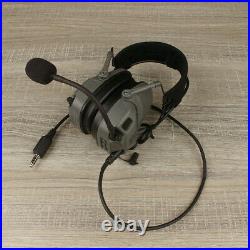 FCS AMP Dual-Channel Pickup Noise Reduction Tactical Headset V60 PPT PRC148/152