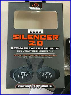 GENUINE Walker's Silencer 2.0 Bluetooth Rechargeable Ear Bud Set #GWP-SLCR2-BT