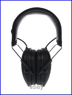 Game Ear GWP-RSEM-CARB Gear Hearing Plugs & Razor Slim Electronic Muff, Black