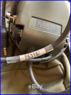 Genuine MSA Sordin Supreme Pro-X Type 75316 OD New PTT Bag Dual Comm