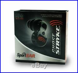 Ghost Stryke Ultimate Electronic Shooting Ear Plugs Hearing 30Db Nrr Earmuffs