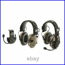 HQ ISSUE Walker's Razor Headset Ear Muffs with Walkie Talkie (2 Pack)(For Parts)