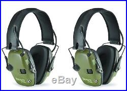 Hearing Protection Sound Amplification Electronic Earmuff Shooting Hunt 2 Piece