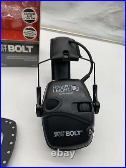Howard Impact Sport Sound Amplification Shooting Earmuff Black R-02525