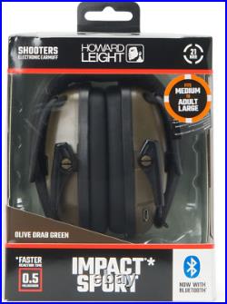 Howard Leight Impact Sport Bluetooth Adult, OD Green