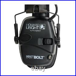 Howard Leight Impact Sport Bolt Digital Electronic Shooting Earmuff Black