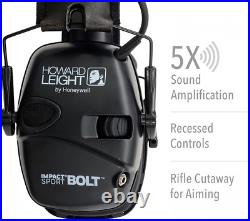 Howard Leight Impact Sport Bolt Digital Electronic Shooting One Size, Black