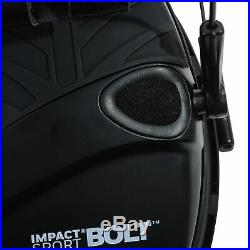 Howard Leight Impact Sport Electronic Earmuff, Black, One size fits most, R-02525