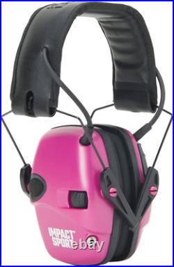 Impact Sport Electronic Shooting Earmuff, Youth/Small, Pink (R-02533)