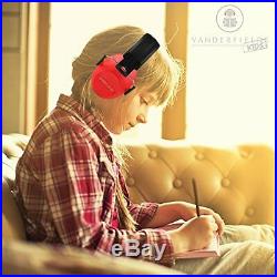 Kids Shooting Ear Muffs Hearing Protection Safety Sound Blocking Protection RED
