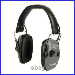 Leight Impact Sport Bolt Electronic Earmuff Shooting Ear Protection Gray -R-0223