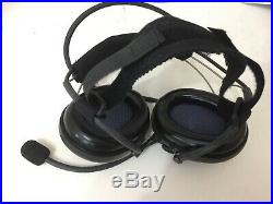 MSA 10079967 Supreme Pro Headset Electronic Ear Muff, Neckband, Single Communica