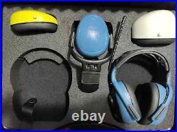 MSA EAR MUFFS Noise Reduction Left Right Dual Pro Electronic with case