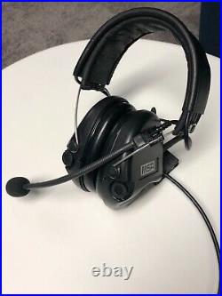 MSA Sordin SOR75302-X Supreme Pro hearing protector Black with comm attachment
