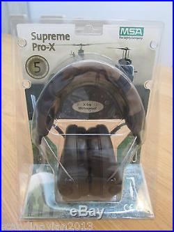 MSA Sordin Supreme Pro X Ear Muffs CAMO Made in Sweden
