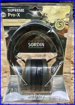 MSA Sordin Supreme Pro X/L Gel Ear Seals OD Green Original Owner