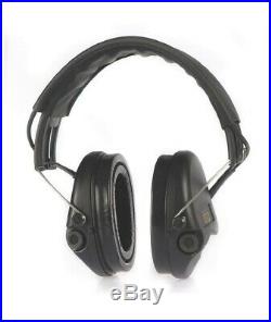 MSA Sordin Supreme Pro X Premium Edition Electronic Earmuff Black Leather Band