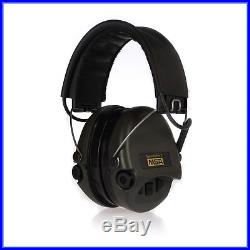 MSA Sordin Supreme Pro X Premium Edition Electronic Earmuff W BLACK Leather Band