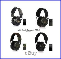 MSA Sordin Supreme Pro X Premium Edition Electronic Earmuff with camo-ban