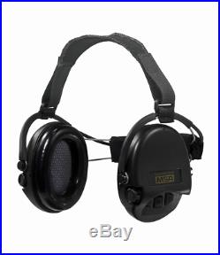 MSA Sordin Supreme Pro X with black cups Neckband Electronic Earmuff